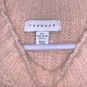 Topshop mock neck sweater.